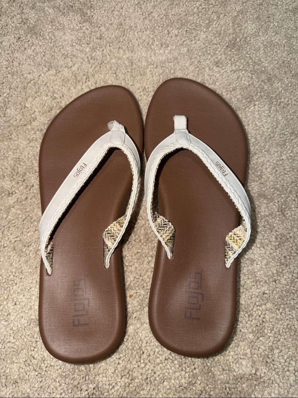NWOT Flojos Brown Women's Flip Flops